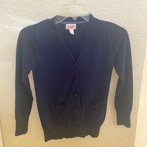 Navy kids school sweater